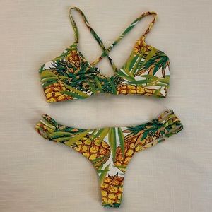Midori Pineapple Bikini Set